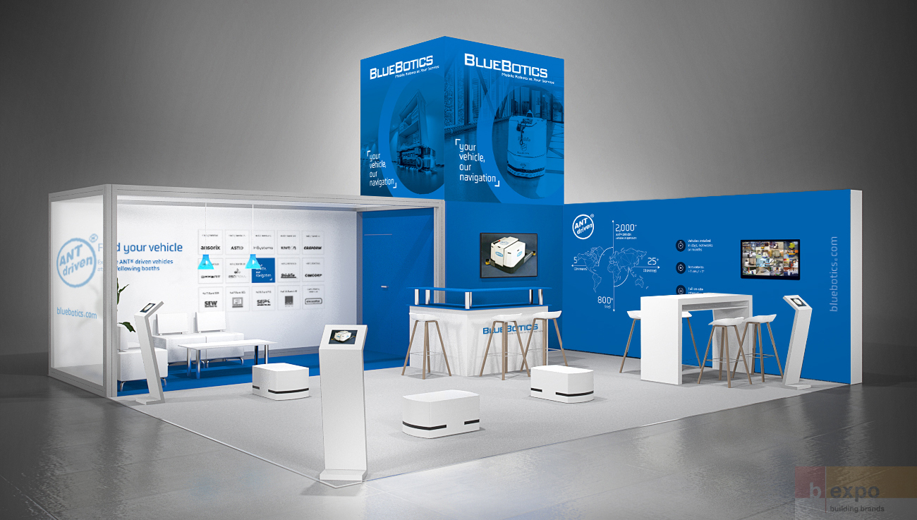 stands Bluebotics