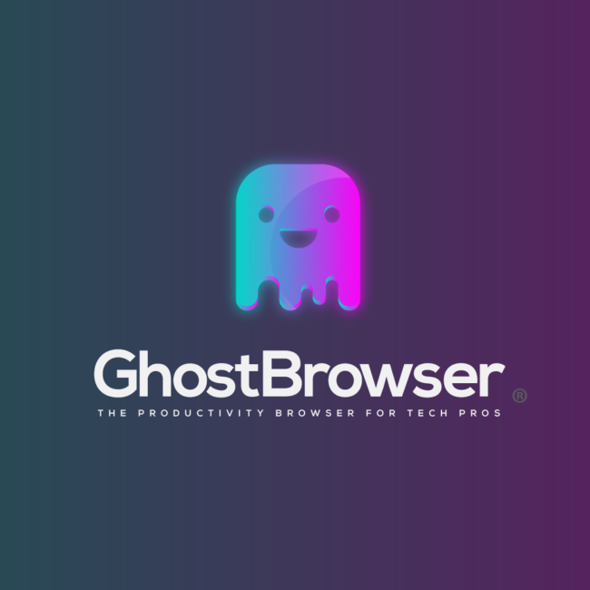 logo gradient ghost browser