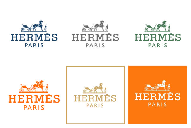 déclinaisons logos Hermes